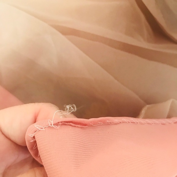 VINTAGE GLYDON’S of HOLLYWOOD Nude Peignoir Petite - Picture 6 of 8